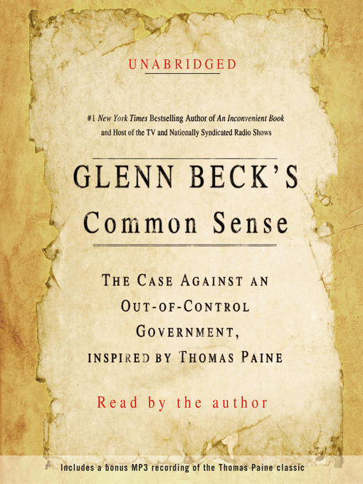 Title details for Common Sense by Glenn Beck - Available